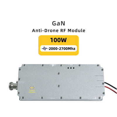 satın al 2000-2700MHz 100W geniş bantlı GaN FPV Anti Drone Sistemi için Anti Modülü C-Uas Mavic 3 Autel Fpv Ua Polonya RF Modülü Çevrimiçi üretim