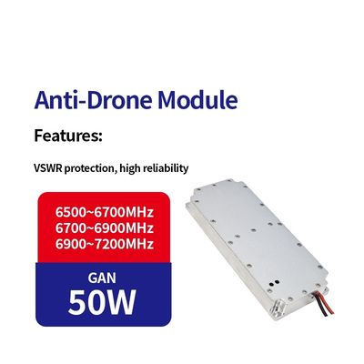 satın al Anti-FPV Drone tespiti ve güvenliği için kompakt tasarımı olan 65007200MHz 50W RF Güç Amplifier Modülü Çevrimiçi üretim