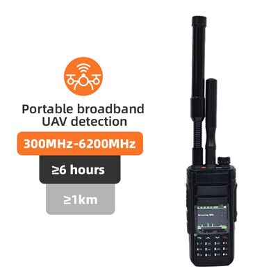 satın al 2KM El Dron Detektörü 300M ~ 6.2Ghz 1.5G 2.4G 5.2G 5.8G Taşınabilir UAV FPV Dji Dron Detektör Sistemi Detektörü Çevrimiçi üretim