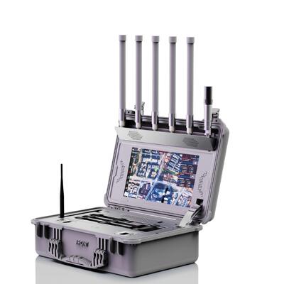 satın al 5KM Taşınabilir 2'si 1 Arada Dedektör ve Karıştırıcı Drone Karşıtı Sistem 1.5G/2.4G/5.2G/5.8G Frekansları İçin Havaalanı & Hapishane & Sınır C-UAV FPV Çözümü Dji Çevrimiçi üretim