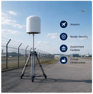 satın al Sabit Drone Dedektörü LDSK-D01 İHA Konum Bulma Ekipmanı | IP65 Tüm Hava Koşullarına Sabit Dedektör Çevrimiçi üretim