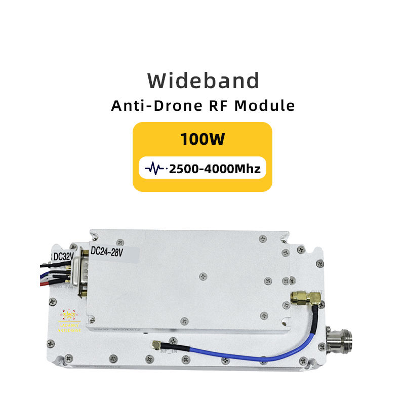 2500-4000MHz 100W Gan Lora Anti Uav Modülü DJI RF Güç Amplifier ile Ciculator için Anti Portability Fpv Strike