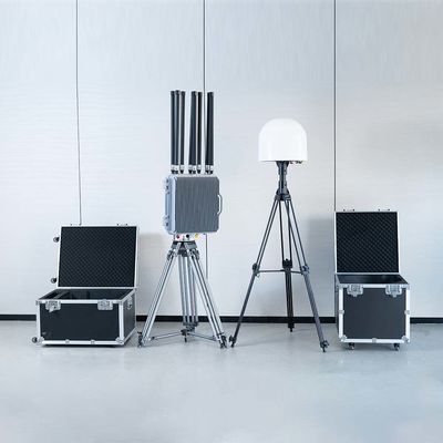 70-6GHZ Full Band Detection Fixed Drone Detection and Jamming Equipment with 360° Integrated FPV Video Transmission