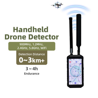 Handheld UAV Signal Detector | Real-Time Drone Detection & Precise Positioning | Multi-Band Coverage 300MHz–6GHz | Portable Anti-Drone Device for Security & Surveillance Applications