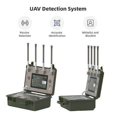 Passive UAV Detection System with 10km Detection Radius 360° Omnidirectional Coverage and ≥30 Simultaneous Detections
