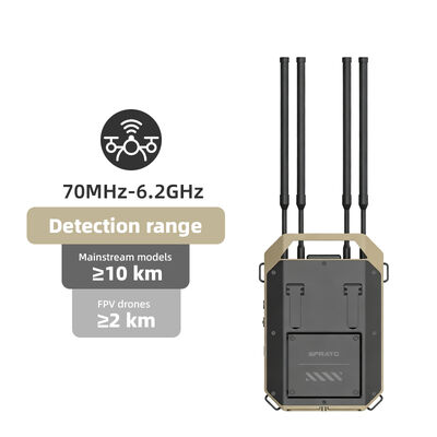 70MHz–6.2GHz Full-Band UAV Detection System | Multi-Terminal Alarm Push with DJI Coverage & Autel Positioning for Anti-Drone Systems