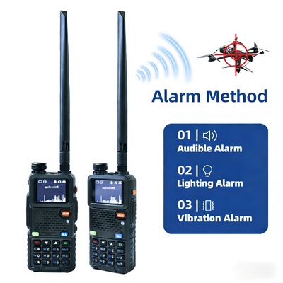 300-6000MHz El Drone Detektörü Dijital Analog Hibrit Alıcıyla Taşınabilir UAV Detektörü